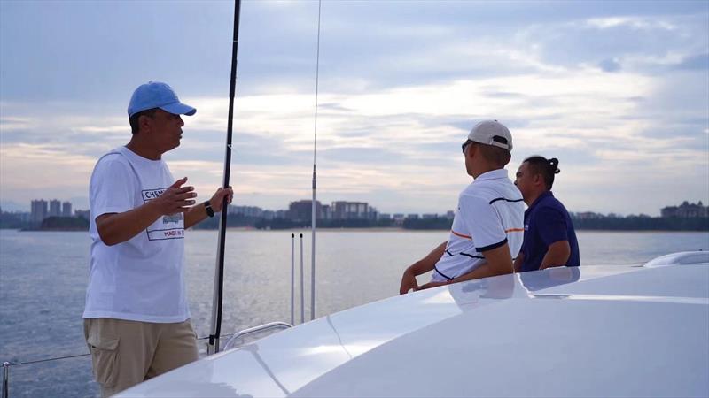First Excess 11 sailed in Hainan photo copyright Excess Catamarans taken at  and featuring the Catamaran class