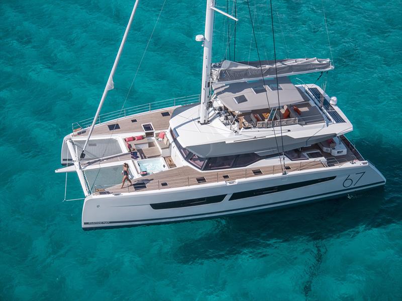 Fountaine Pajot's flagship Alegria 67 is just one of the premium models on display with The Yacht Sales Co and Multihull Solutions at the Thailand International Boat Show photo copyright Gilles Martin-Raget taken at  and featuring the Catamaran class