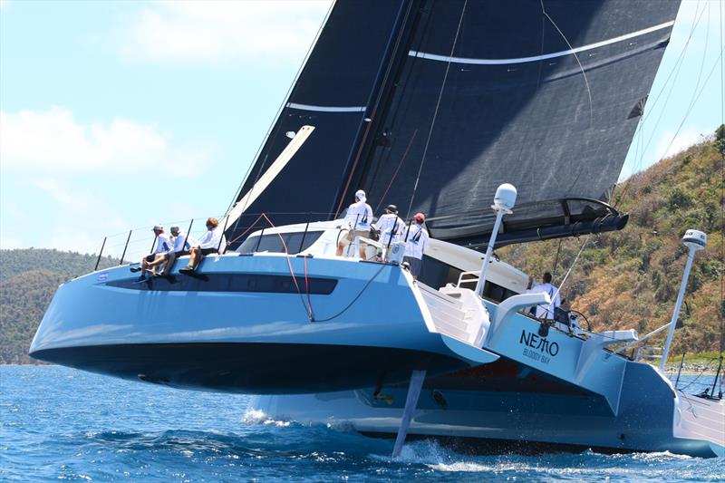 Despite her voluminous interior, Nemo can be sailed like a race boat photo copyright Ingrid Abery / www.ingridabery.com taken at Royal Ocean Racing Club and featuring the Catamaran class