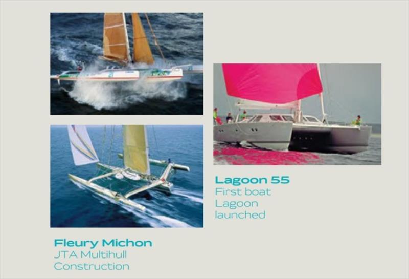 Lagoon 55, first boat Lagoon launched - Fleury Michon, JTA Multihull Construction - photo © Lagoon Catamarans