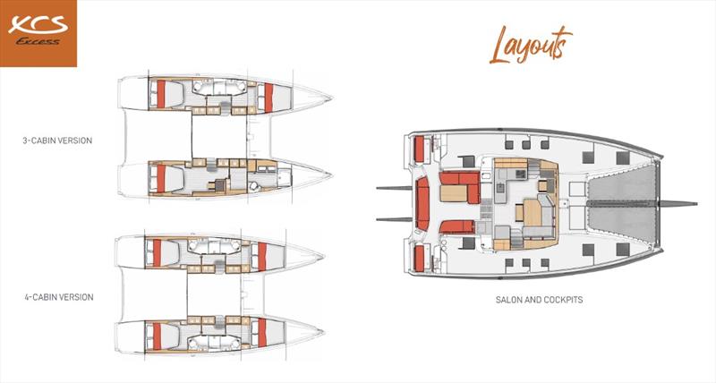 Excess 13 layout photo copyright Excess Catamarans taken at  and featuring the Catamaran class
