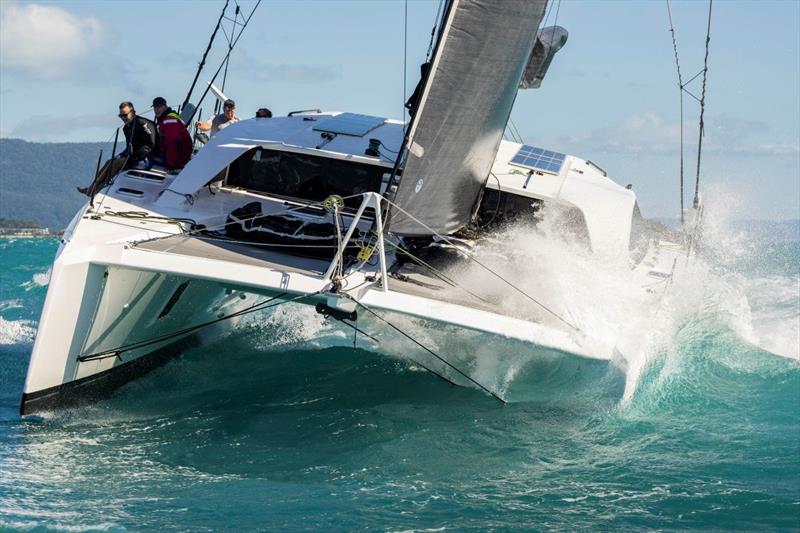 Mint ploughs through the waves - 74 Islands Distillery Airlie Beach Race Week - photo © Andrea Francolini / ABRW