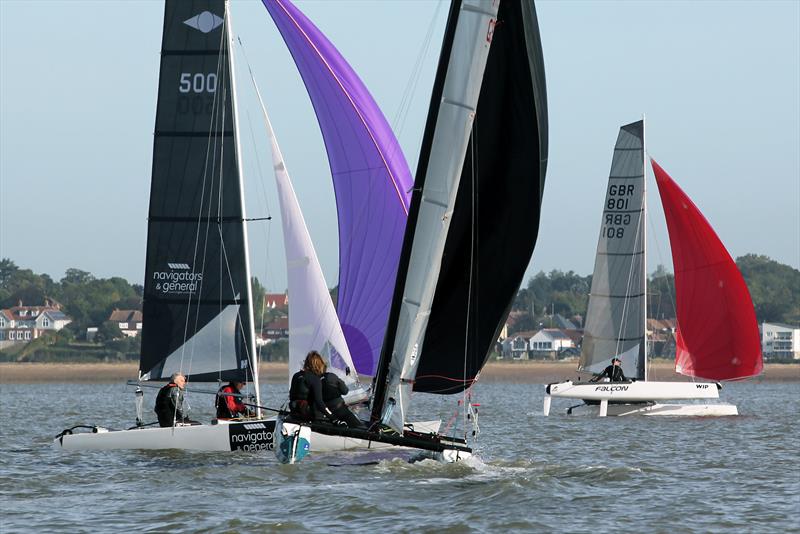 East Coast Piers Race - Day 2 photo copyright Nick Champion / www.championmarinephotography.co.uk taken at Marconi Sailing Club and featuring the Catamaran class