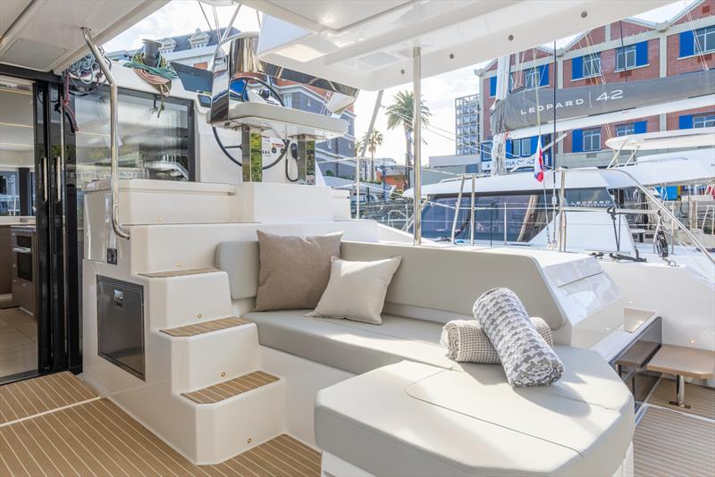 Leopard 52 - Aft Cockpit photo copyright Leopard Catamarans taken at  and featuring the Catamaran class