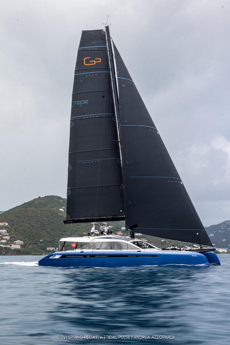 Two bullets today for Gunboat 72 Layla in Performance Multihull - 2026 BVI Spring Regatta & Sailing Festival - photo © Tidal Pulse / Andrea Azzopardi