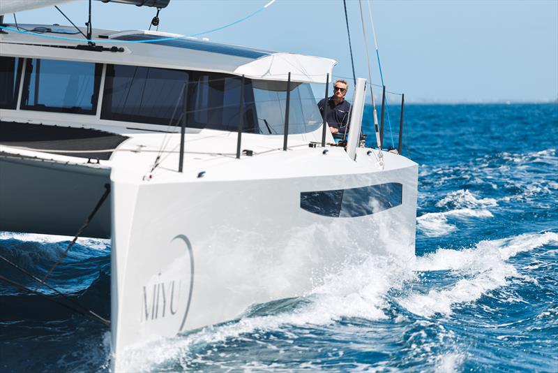 Miyu Cure 55 photo copyright Cure Marine taken at  and featuring the Catamaran class