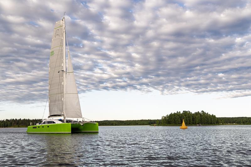 The catamaran NICA has broken the all-time record for fastest AGORA direct MidsummerSail - photo © Robert Nowatzki