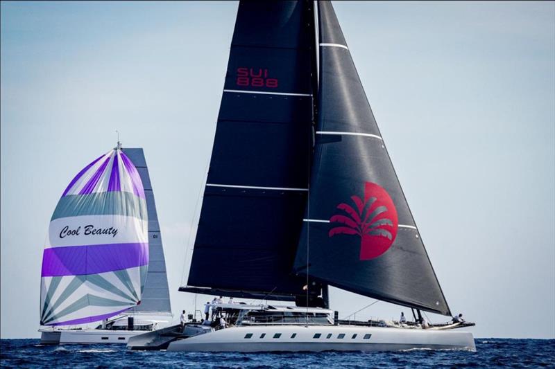 Punta Figuera on Multihull Cup Day 3 - Multihull Cup debutant Cool Beauty II enjoying a download blast - photo © Sailing Energy