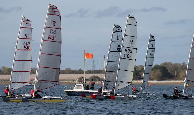 Catapult class at the Gill catamaran open meeting at Grafham photo copyright Paul Sanwell / OPP taken at Grafham Water Sailing Club and featuring the Catapult class