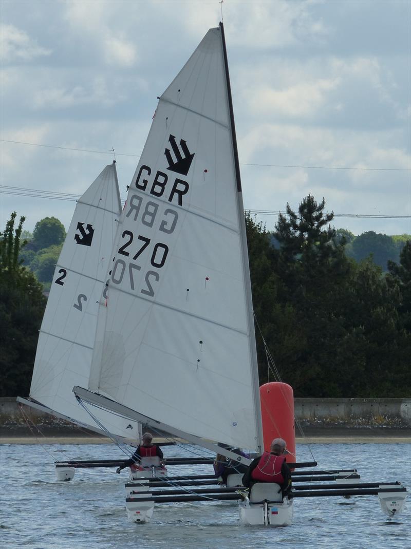 Challengers at Oxford photo copyright Richard Johnson taken at Oxford Sailing Club and featuring the Challenger class