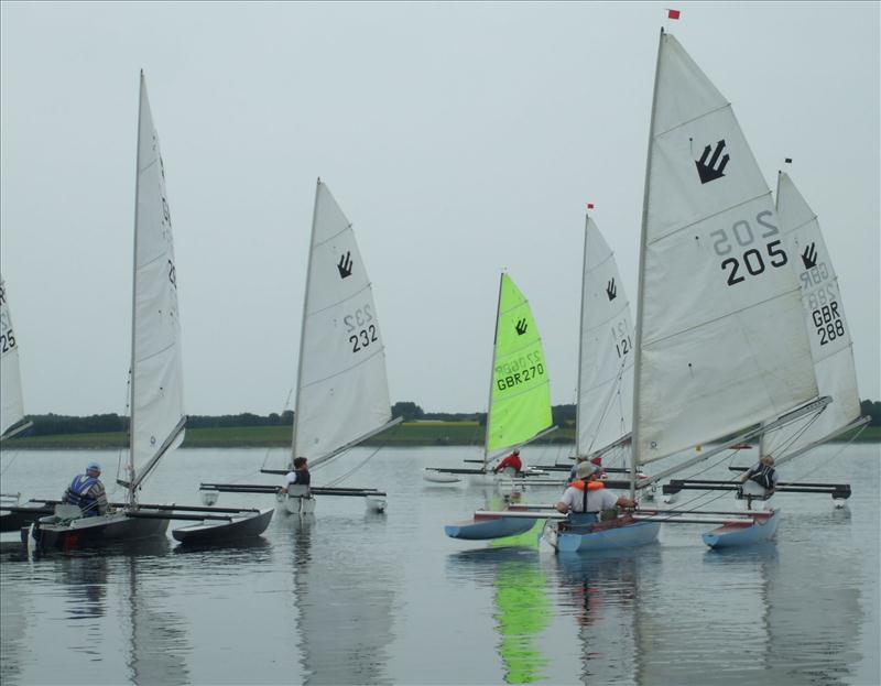 Challenger English Championships at Grafham photo copyright Nigel Seed taken at Grafham Water Sailing Club and featuring the Challenger class