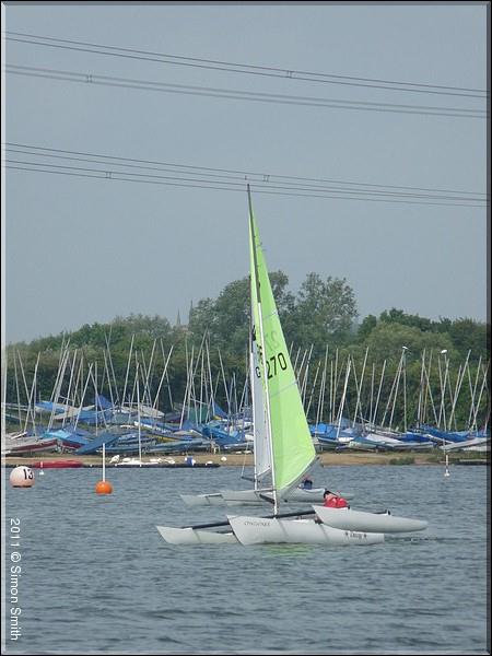 Challenger Sailability Open at Burghfield photo copyright Simon Smith taken at Burghfield Sailing Club and featuring the Challenger class