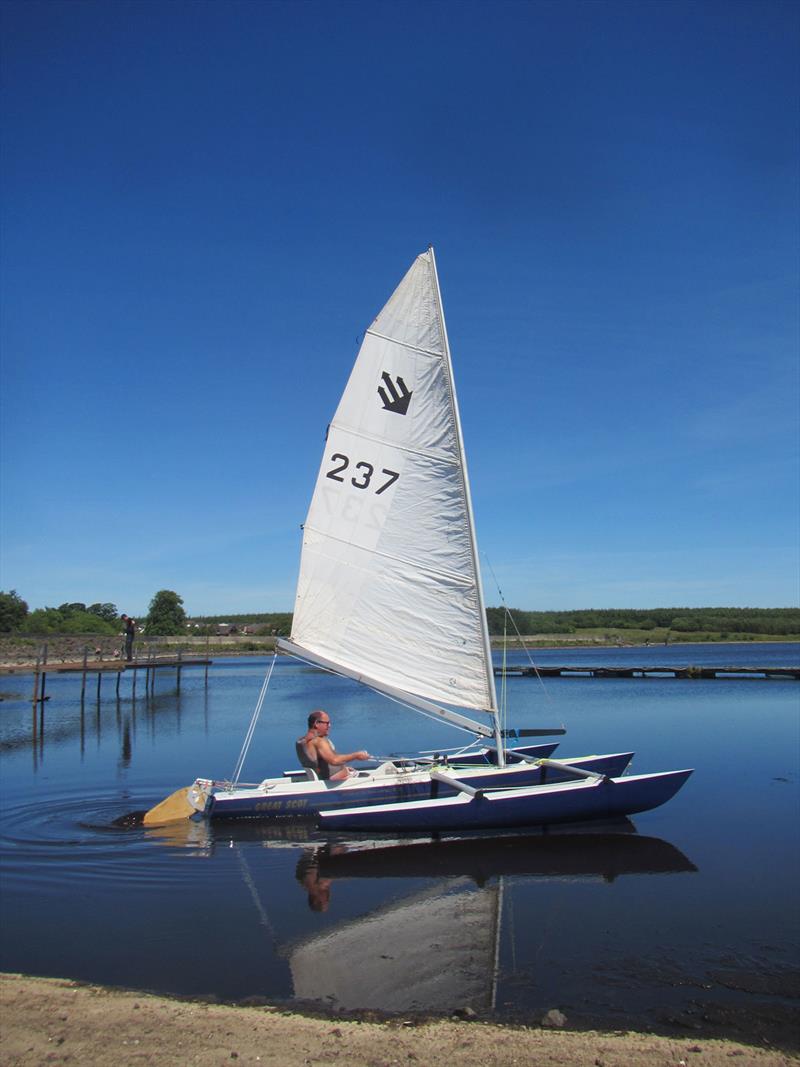 Sailability Scotland SCIO sails into a new home with Monklands Sailing Club photo copyright Dik Toulson taken at Monklands Sailing Club and featuring the Challenger class