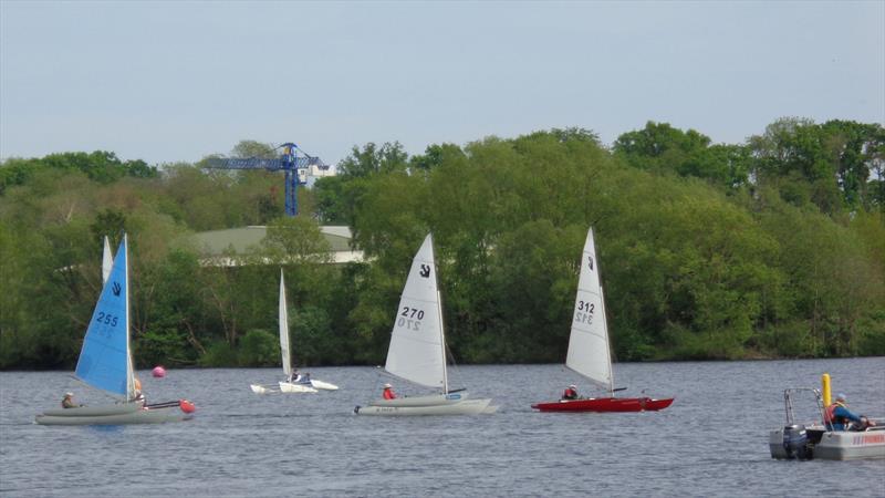 Burghfield Challenger Open 2022 photo copyright Marion Edwards taken at Burghfield Sailing Club and featuring the Challenger class