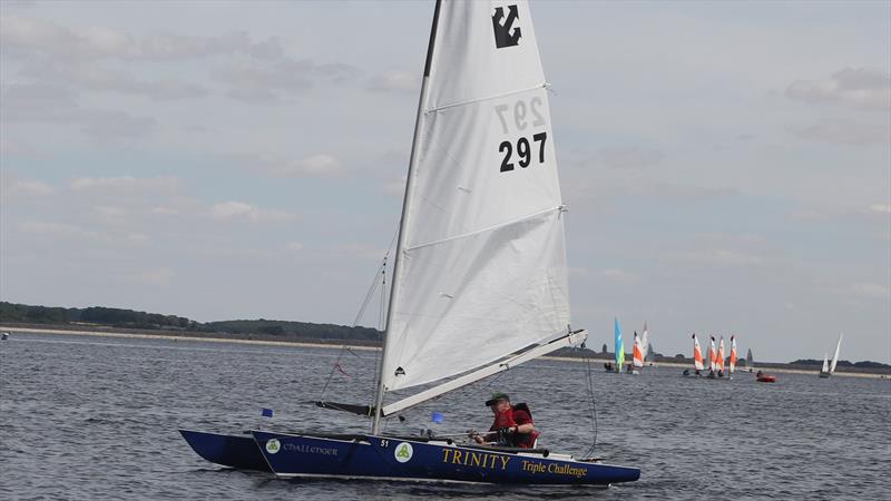 Challengers at the RYA Multiclass Regatta - Rutland in 2022 photo copyright Tony Mayhew taken at Rutland Sailing Club and featuring the Challenger class