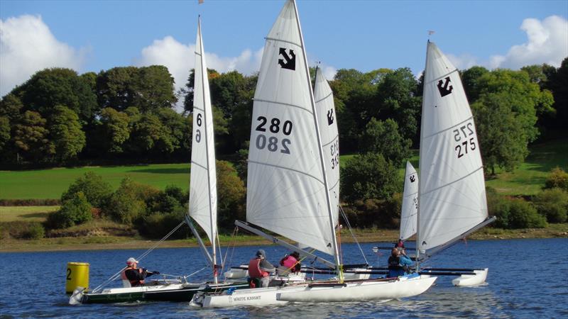 General Handicap and Challenger open meeting at Ogston photo copyright Marion Edwards taken at Ogston Sailing Club and featuring the Challenger class