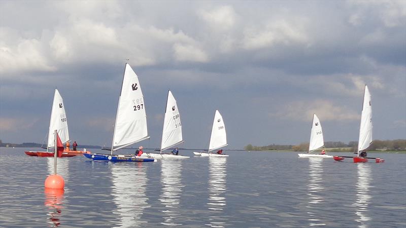 Challenger Coaching at Rutland photo copyright Liz Newton taken at Rutland Sailing Club and featuring the Challenger class