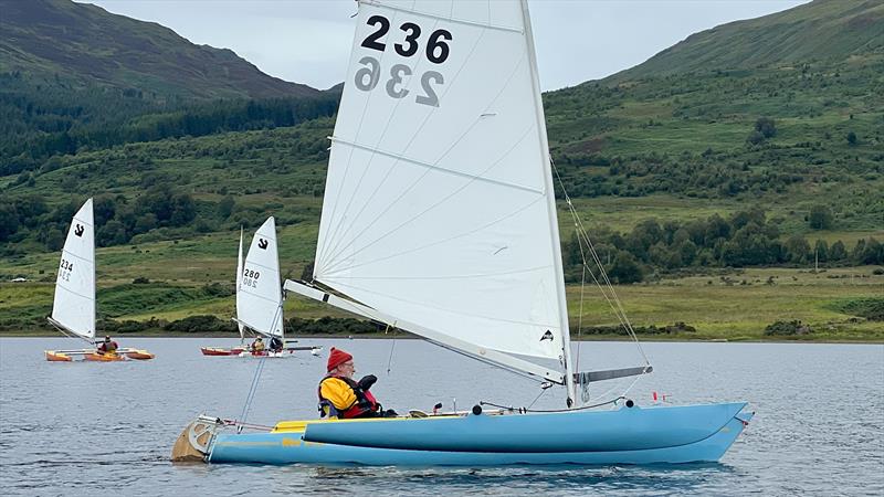 Scottish Open Challenger Championship at Loch Venachar photo copyright Kim Bradley taken at Loch Venachar Sailing Club and featuring the Challenger class