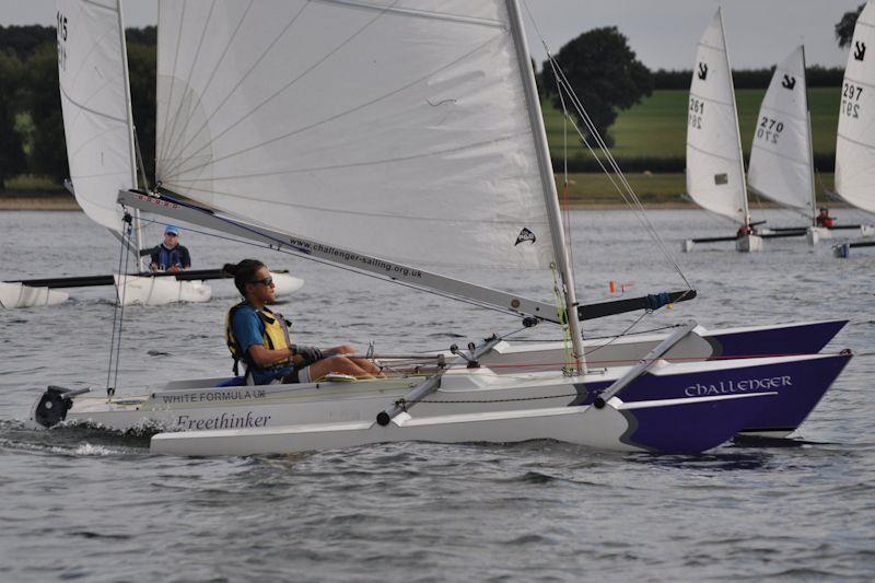 UK Open Challenger Championships 2023 at Rutland photo copyright Jon Williams taken at Rutland Sailing Club and featuring the Challenger class