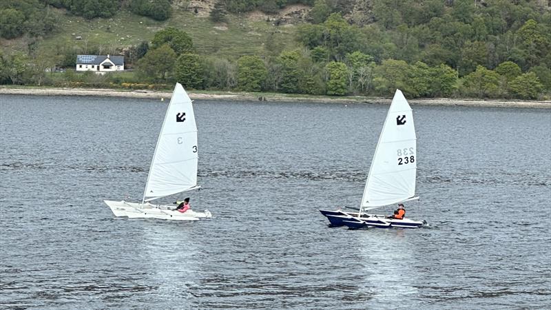 Challenger Travellers at Lochaber photo copyright Karen Dean taken at Lochaber Yacht Club and featuring the Challenger class