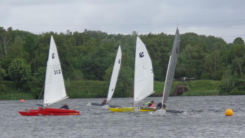 Challenger Open at WiSH SC photo copyright Marion Edwards taken at Wigan and St Helens Sailing Club and featuring the Challenger class