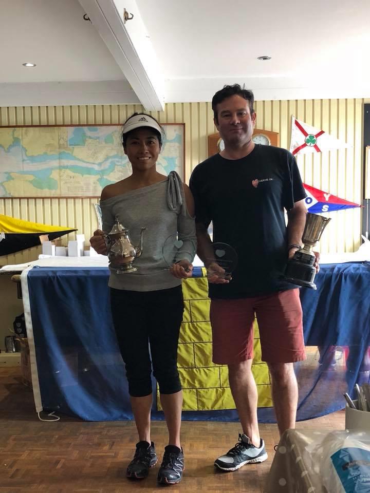 Andy & Jill Peters win the Cherub Nationals at Pembrokeshire Yacht Club - photo © PYC