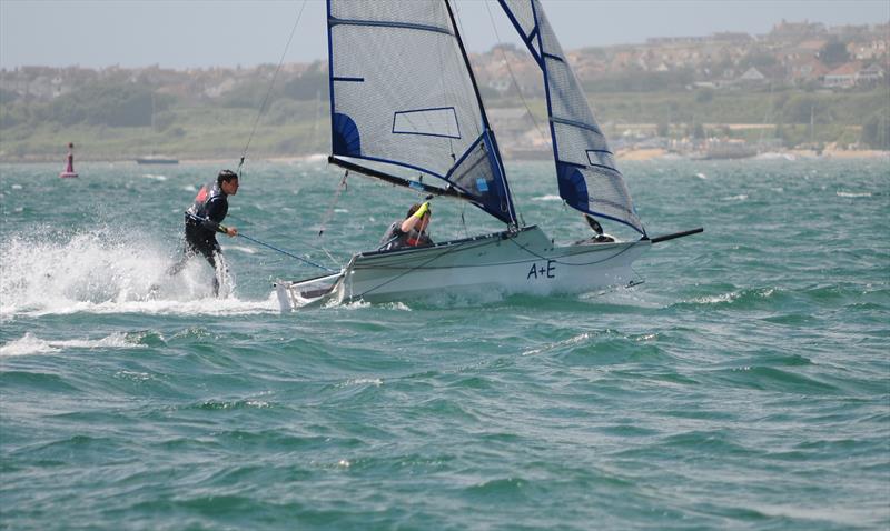 UK Cherub 70th Anniversary Nationals at the WPNSA photo copyright Richard Bowers taken at Weymouth & Portland Sailing Academy and featuring the Cherub class