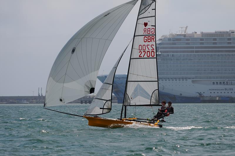 UK Cherub 70th Anniversary Nationals at the WPNSA photo copyright Richard Bowers taken at Weymouth & Portland Sailing Academy and featuring the Cherub class