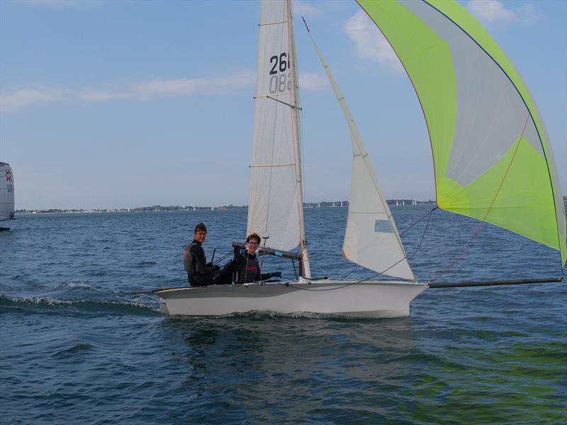 Cherubs at Itchenor photo copyright Andrew Penman taken at Itchenor Sailing Club and featuring the Cherub class