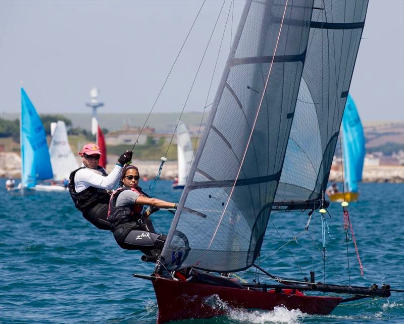 Cherubs at the Weymouth Dinghy Regatta 2018 photo copyright Richard White taken at Weymouth Sailing Club and featuring the Cherub class