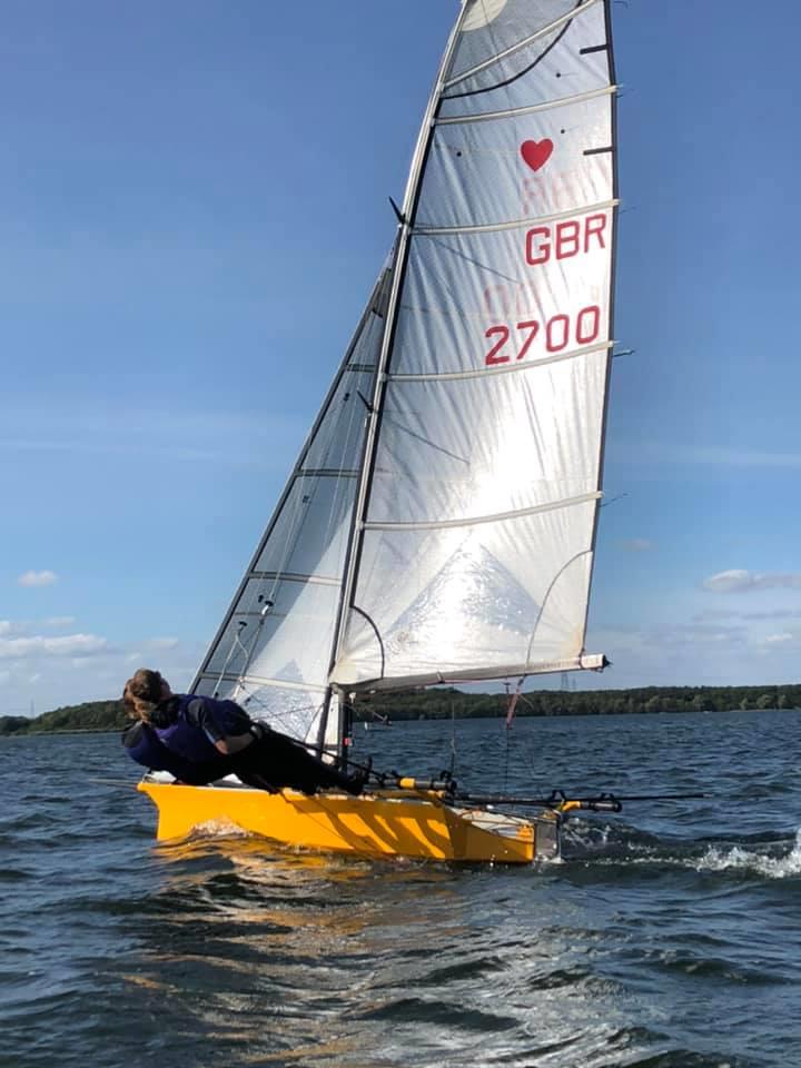 Grafham Blast 2020 photo copyright Karyna Manuel taken at Grafham Water Sailing Club and featuring the Cherub class