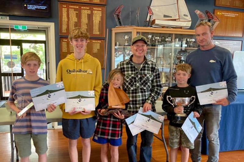Three sets of family members finished in the top three, including champions Andrew and Leo Wills (right). - photo © Wakatere BC