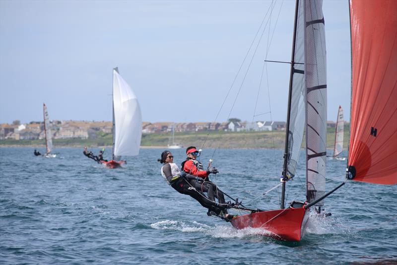 Cherubs at the Weymouth Skiff Open 2022 photo copyright Rich Bowers taken at Weymouth & Portland Sailing Academy and featuring the Cherub class