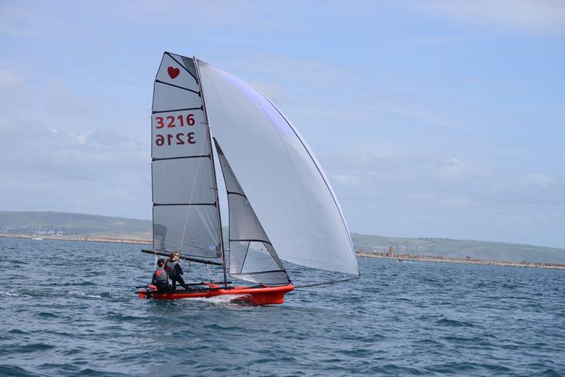 Cherubs at the Weymouth Skiff Open 2022 photo copyright Rich Bowers taken at Weymouth & Portland Sailing Academy and featuring the Cherub class