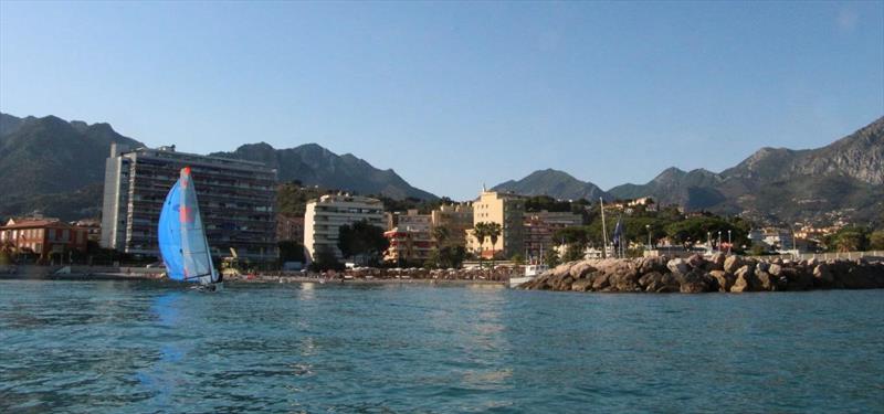 Riviera Cherub blast in Monaco photo copyright Roland Trim taken at Yacht Club de Monaco and featuring the Cherub class