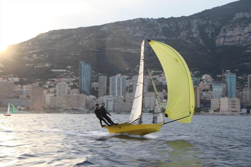 Riviera Cherub blast in Monaco photo copyright Roland Trim taken at Yacht Club de Monaco and featuring the Cherub class