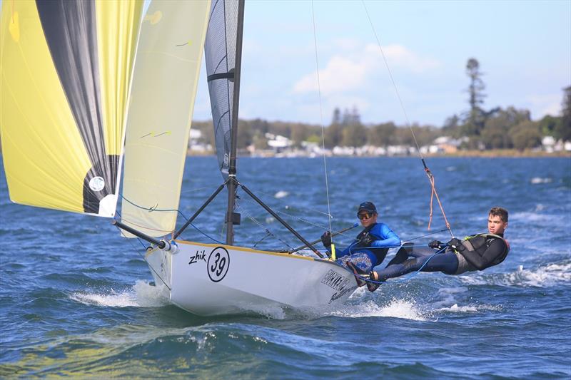 Marshall Day and Charlie Nosworthy second overall - 2023 Zhik Combined High Schools Sailing Championships - photo © Red Hot Shotz - Chris Munro