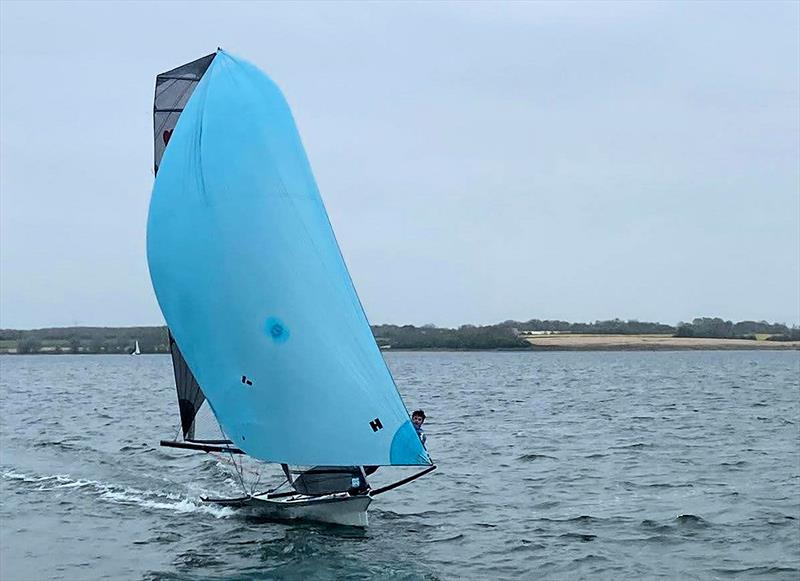 Cherub Inlands at Grafham Water photo copyright Nigel Denchfield taken at Grafham Water Sailing Club and featuring the Cherub class