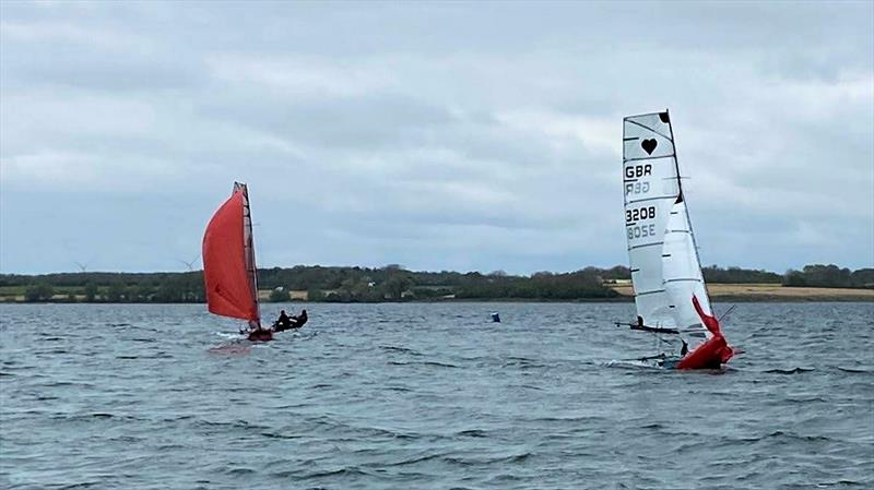 Cherub Inlands at Grafham Water photo copyright Nigel Denchfield taken at Grafham Water Sailing Club and featuring the Cherub class