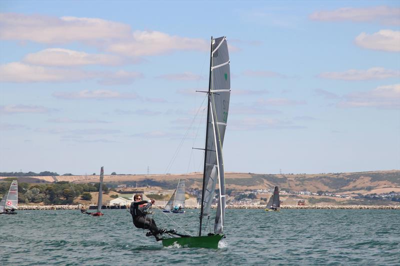 Marmite during the Cherub UK Nationals at Castle Cove photo copyright Aiden Alderson taken at Castle Cove Sailing Club and featuring the Cherub class