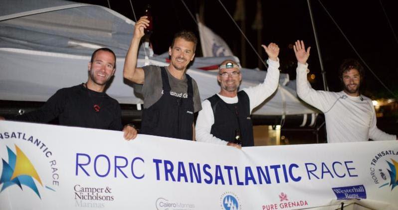 Gonzalo Botin's Class40 'Tales II' finish the RORC Transatlantic Race  photo copyright RORC / Arthur Daniels taken at  and featuring the Class 40 class
