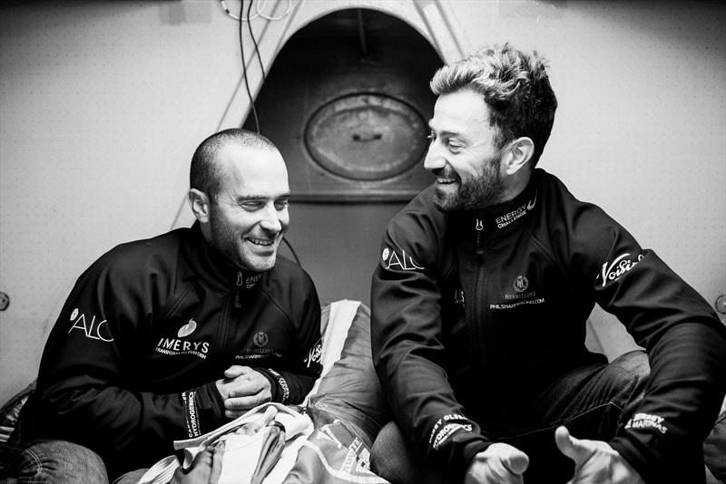 Pablo Santurde & Phil Sharp ahead of the Transat Jacques Vabre photo copyright Jean-Louis Carli taken at  and featuring the Class 40 class