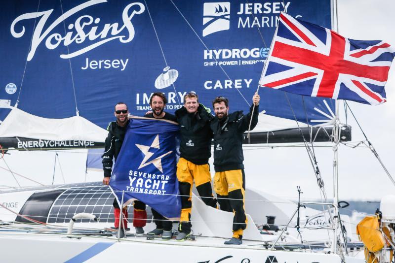 Phil Sharp's Class40 Imerys Clean Energy has taken line honours, Class40 win and a set a new world record in the Sevenstar Round Britain and Ireland Race photo copyright Paul Wyeth / RORC taken at Royal Ocean Racing Club and featuring the Class 40 class