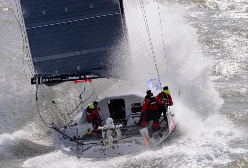 Team Concise's Class40 Concise 8 hope to snatch back the 40ft or under race record - photo © Rick Tomlinson / <a target=