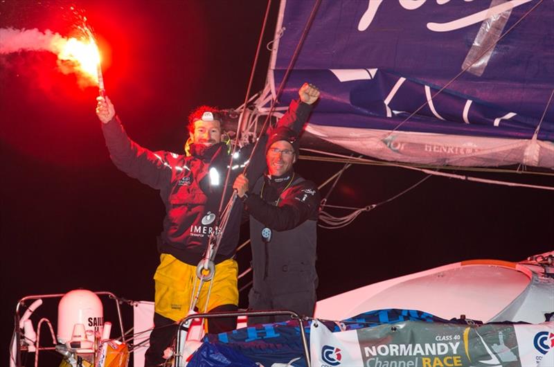 Normandy Channel Race 2017 photo copyright Jean-Marie Liot taken at  and featuring the Class 40 class