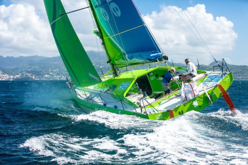 Campagne de France, the Mabire-Nivelt designed Class40. Miranda Merron who usually races double-handed with husband Halvard Mabire, is racing round for the 6th time. They will be joined by Pietro Luciani and Didier Le Vourch - photo © Arthur Daniel
