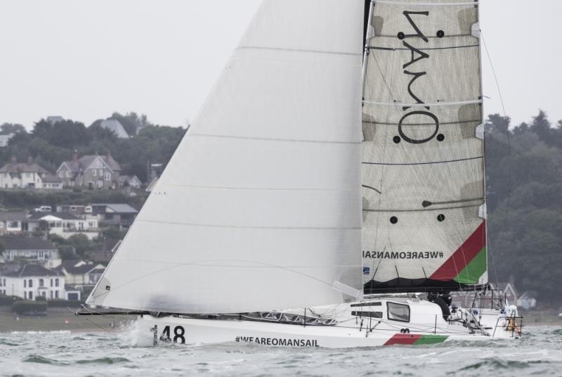 'Oman Sail' Class40 race yacht skippered by Guillaume Le Brec photo copyright Lloyd Images taken at Royal Ocean Racing Club and featuring the Class 40 class