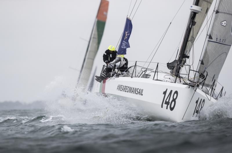 'Oman Sail' Class40 race yacht skippered by Guillaume Le Brec photo copyright Lloyd Images taken at Royal Ocean Racing Club and featuring the Class 40 class