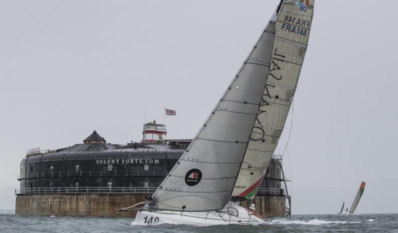 'Oman Sail' Class40 race yacht skippered by Guillaume Le Brec - photo © Lloyd Images