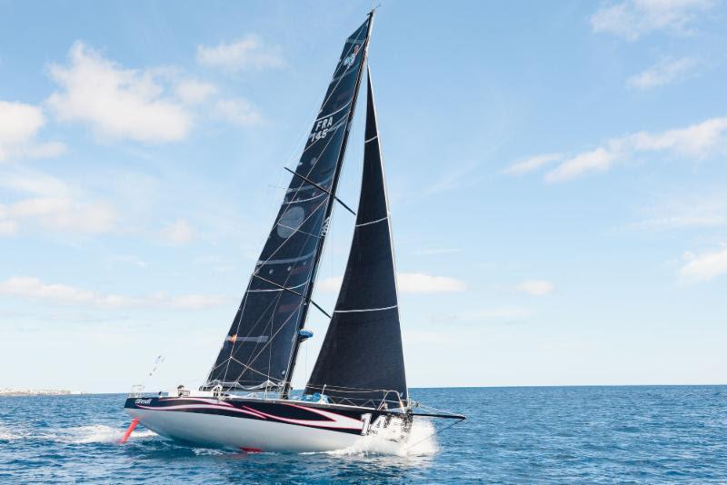 Leading Class40 is Catherine Pourre's Eärendil in the RORC Transatlantic Race photo copyright RORC taken at Royal Ocean Racing Club and featuring the Class 40 class